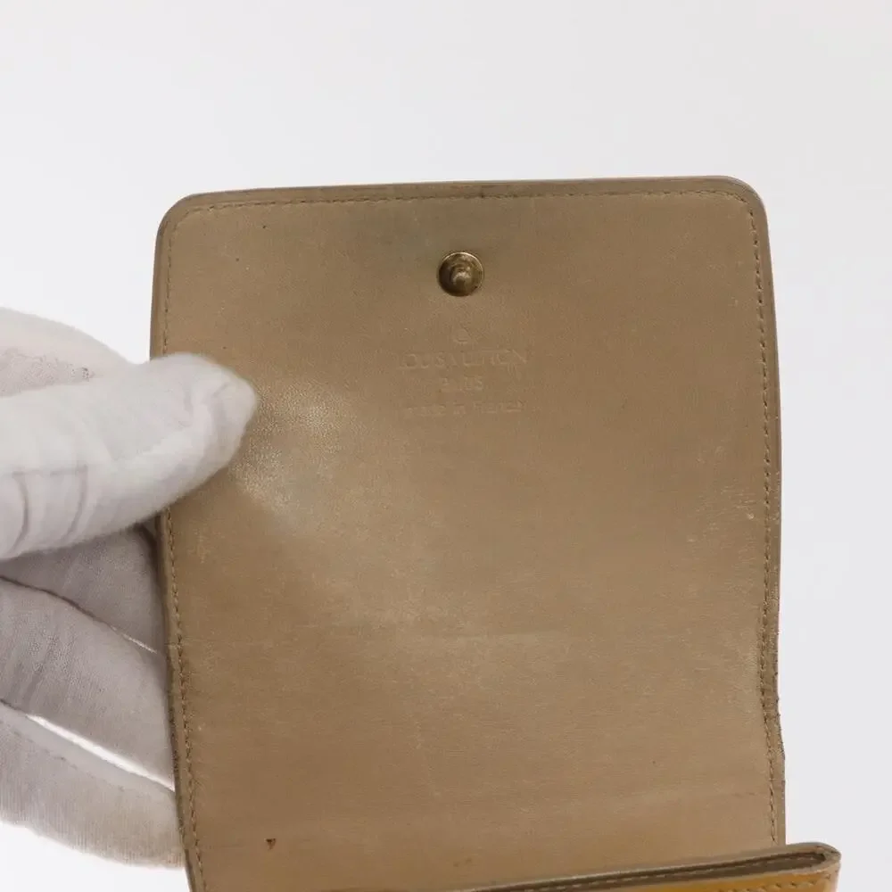 Louis Vuitton Monogram Vernis Walker Wallet Beige
